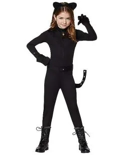 Spirit Halloween Kids Cat Noir Costume - Miraculous Ladybug -Spooky Costume Store 01407485 d