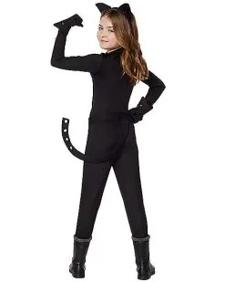 Spirit Halloween Kids Cat Noir Costume - Miraculous Ladybug -Spooky Costume Store 01407485 e