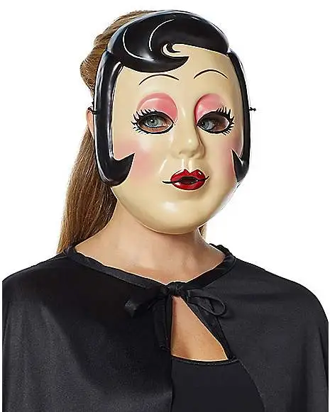 Spirit Halloween Pinup Girl Half Mask - The Strangers Prey At Night 4 Spirit Halloween Pinup Girl Half Mask - The Strangers Prey At Night - Image 2