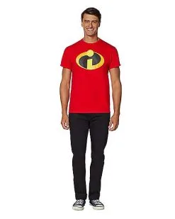 Spirit Halloween Mr. Incredibles T Shirt - Disney -Spooky Costume Store 01408632 c
