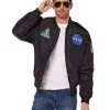Spirit Halloween NASA Bomber Jacket -Spooky Costume Store 01409903 a