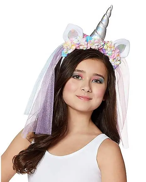 Spirit Halloween Kids Unicorn Veil 3 Spirit Halloween Kids Unicorn Veil