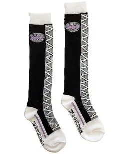 Spirit Halloween Kids Batgirl Lace-Up Socks - DC Comics