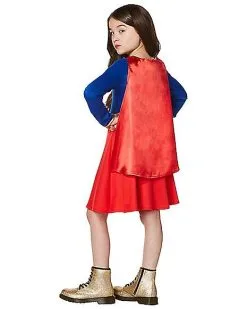 Spirit Halloween Kids Supergirl Dress Costume - DC Comics -Spooky Costume Store 01414234 b
