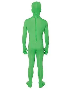 Spirit Halloween Kids Green Alien Skin Suit Costume -Spooky Costume Store 01414929 b