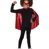Spirit Halloween Kids Red Cape And Mask -Spooky Costume Store 01416098 a