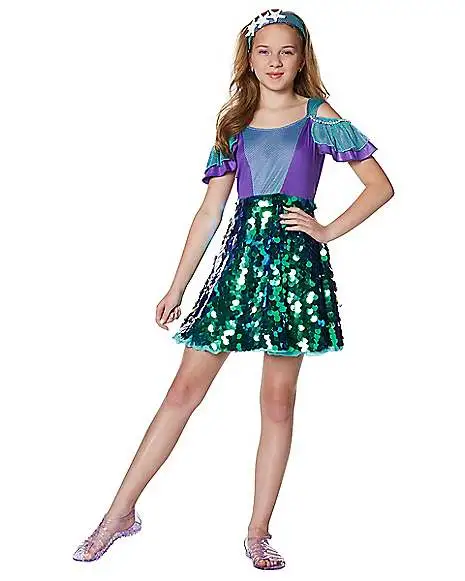 Spirit Halloween Kids Mermaid Dress 3 Spirit Halloween Kids Mermaid Dress