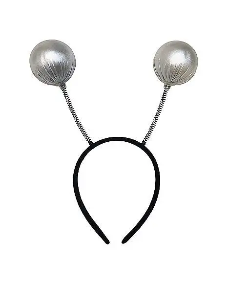 Spirit Halloween Silver Bopper Alien Headband 3 Spirit Halloween Silver Bopper Alien Headband