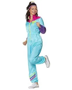 Spirit Halloween Adult '80s Workout Costume -Spooky Costume Store 01425214 c