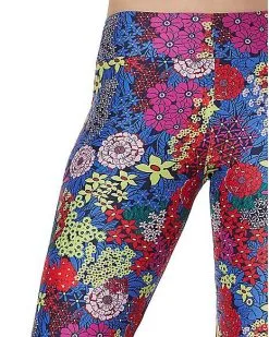 Spirit Halloween Adult Flower Bell Bottom Pants 7 Spirit Halloween Adult Flower Bell Bottom Pants -Spooky Costume Store 01425362 c