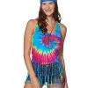 Spirit Halloween Tie Dye Fringe Tank Top 1 Spirit Halloween Tie Dye Fringe Tank Top -Spooky Costume Store 01425651 a