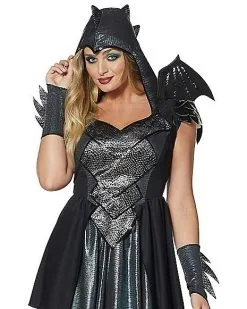 Spirit Halloween Adult Dragon Dress Costume 8 Spirit Halloween Adult Dragon Dress Costume -Spooky Costume Store 01426451 c