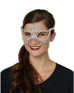 Spirit Halloween Diamond Eye Half Mask