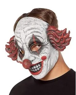 Spirit Halloween Happy Clown Half Mask -Spooky Costume Store 01429166 c