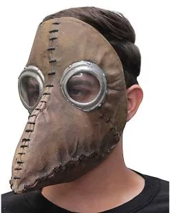 Spirit Halloween Brown Plague Doctor Half Mask -Spooky Costume Store 01429190 d