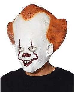 Spirit Halloween Pennywise The Clown Full Mask - It 7 Spirit Halloween Pennywise The Clown Full Mask - It -Spooky Costume Store 01432962 c