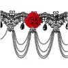 Spirit Halloween Day Of The Dead Rose Lace Choker Necklace 2 Spirit Halloween Day Of The Dead Rose Lace Choker Necklace -Spooky Costume Store 01433416 a