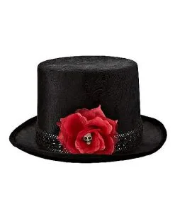 Spirit Halloween Sugar Skull Top Hat -Spooky Costume Store 01433754 d