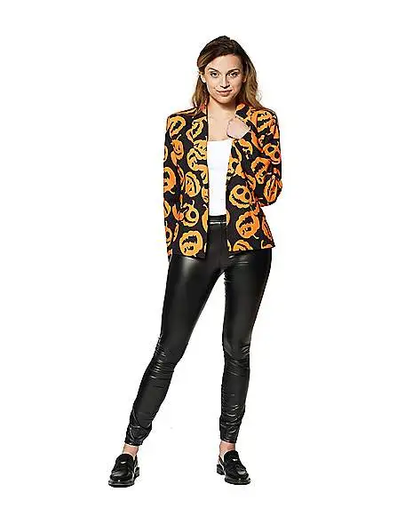 Spirit Halloween Adult Women's Pumpkin Jacket 3 Spirit Halloween Adult Women's Pumpkin Jacket