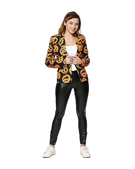 Spirit Halloween Adult Women's Pumpkin Jacket 4 Spirit Halloween Adult Women's Pumpkin Jacket - Image 2