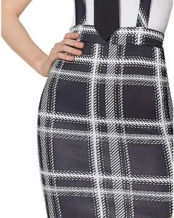Spirit Halloween Plaid Pencil Skirt 9 Spirit Halloween Plaid Pencil Skirt -Spooky Costume Store 01434554 d