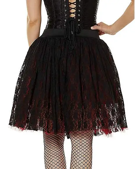 Spirit Halloween Victorian Vampire Layered Skirt 4 Spirit Halloween Victorian Vampire Layered Skirt - Image 2