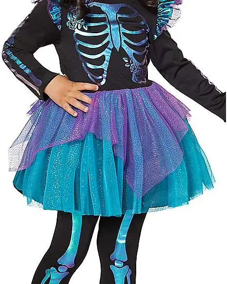 Spirit Halloween Toddler Oil Slick Skeleton Costume 5 Spirit Halloween Toddler Oil Slick Skeleton Costume - Image 3