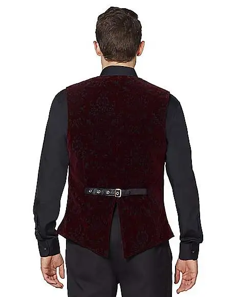 Spirit Halloween Velvet Victorian Vampire Vest 4 Spirit Halloween Velvet Victorian Vampire Vest - Image 2