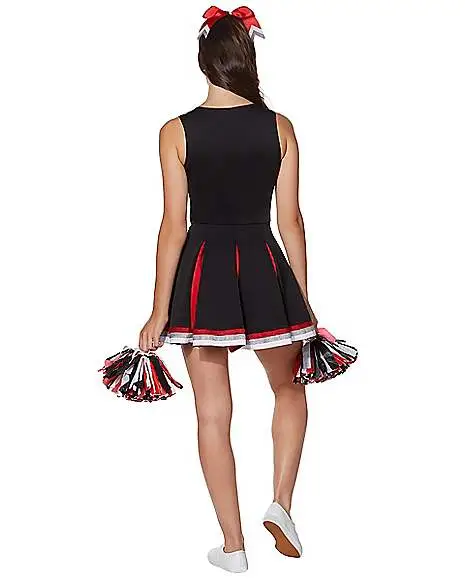 Spirit Halloween Adult Cheerleader Costume 7 Spirit Halloween Adult Cheerleader Costume - Image 5