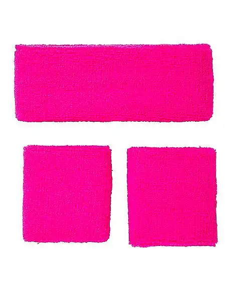Spirit Halloween '80s Sweatband Set 3 Spirit Halloween '80s Sweatband Set