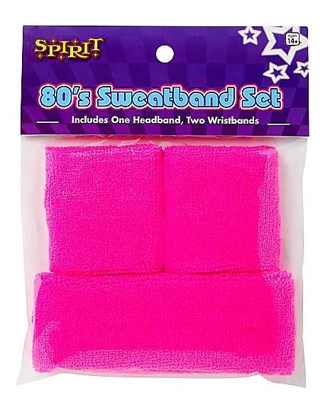 Spirit Halloween '80s Sweatband Set 4 Spirit Halloween '80s Sweatband Set - Image 2