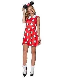 Spirit Halloween Minnie Mouse Bow Dress - Disney 8 Spirit Halloween Minnie Mouse Bow Dress - Disney -Spooky Costume Store 01443118 c