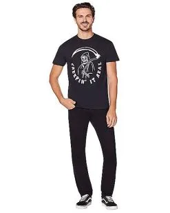 Spirit Halloween Creepin' It Real T Shirt -Spooky Costume Store 01444033 d