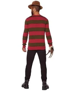 Spirit Halloween Freddy Krueger Sweater - A Nightmare On Elm Street -Spooky Costume Store 01448679 b