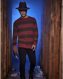 Spirit Halloween Freddy Krueger Sweater - A Nightmare On Elm Street -Spooky Costume Store 01448679 d