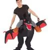 Spirit Halloween Adult Piggyback Dragon Inflatable Costume