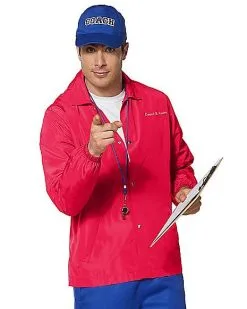 Spirit Halloween Adult Sports Coach Costume -Spooky Costume Store 01451871 c