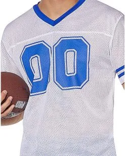 Spirit Halloween White Football Jersey 10 Spirit Halloween White Football Jersey -Spooky Costume Store 01454941 c
