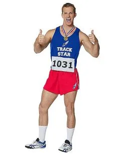 Spirit Halloween Adult Old School Track Suit