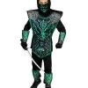 Spirit Halloween Kids Green Dragon Ninja Costume - Deluxe -Spooky Costume Store 01464544 a