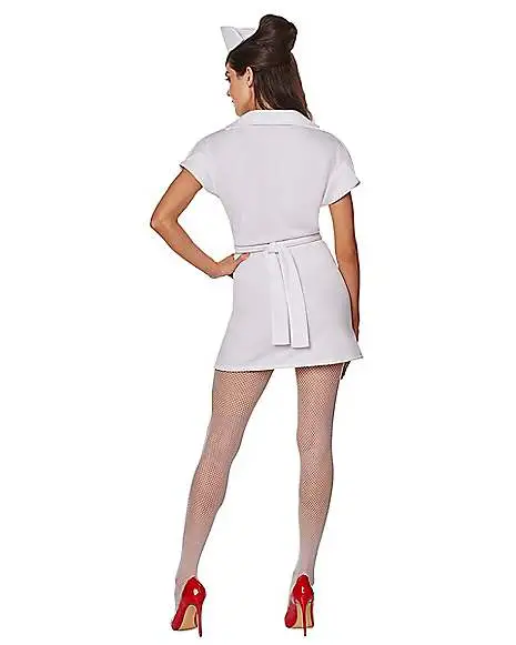 Spirit Halloween Adult Classic Nurse Costume 5 Spirit Halloween Adult Classic Nurse Costume - Image 3