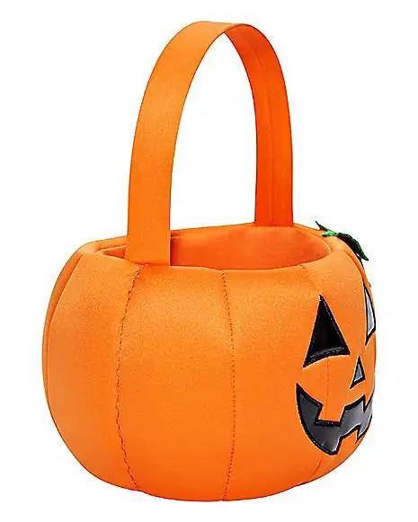 Spirit Halloween Light-Up Pumpkin Plush Treat Bucket 5 Spirit Halloween Light-Up Pumpkin Plush Treat Bucket - Image 3