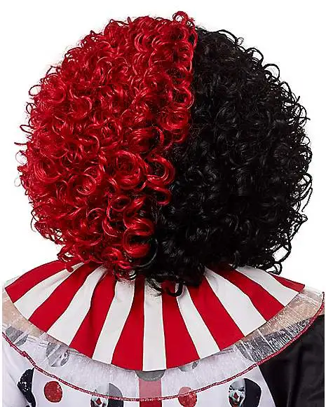 Spirit Halloween Red And Black Curly Wig 4 Spirit Halloween Red And Black Curly Wig - Image 2