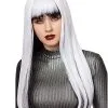 Spirit Halloween Black And White Wig -Spooky Costume Store 01467729 a