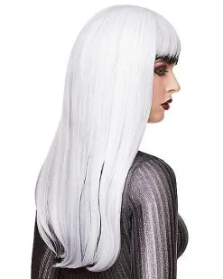 Spirit Halloween Black And White Wig -Spooky Costume Store 01467729 b