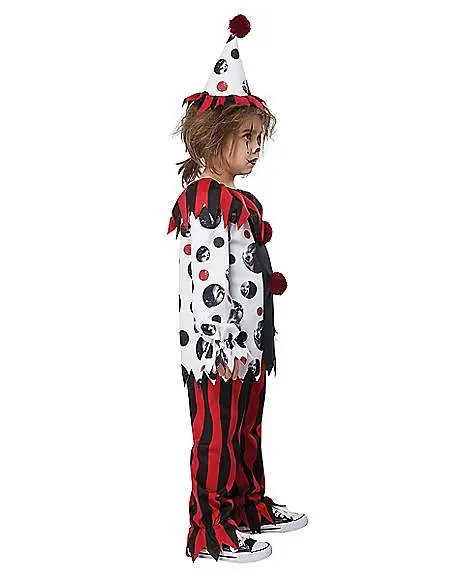 Spirit Halloween Toddler Creepy Circus Clown Costume 4 Spirit Halloween Toddler Creepy Circus Clown Costume - Image 2