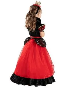 Spirit Halloween Toddler Queen Of Hearts Costume -Spooky Costume Store 01468578 b