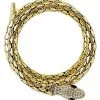 Spirit Halloween Goldtone Roman Snake Cuff 1 Spirit Halloween Goldtone Roman Snake Cuff -Spooky Costume Store 01468677 a