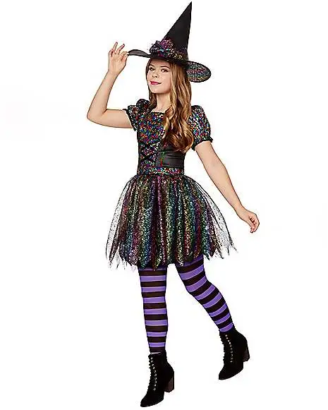 Spirit Halloween Kids Sequin Witch Costume 3 Spirit Halloween Kids Sequin Witch Costume