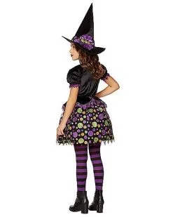 Spirit Halloween Kids Whimsical Witch Costume -Spooky Costume Store 01472190 b